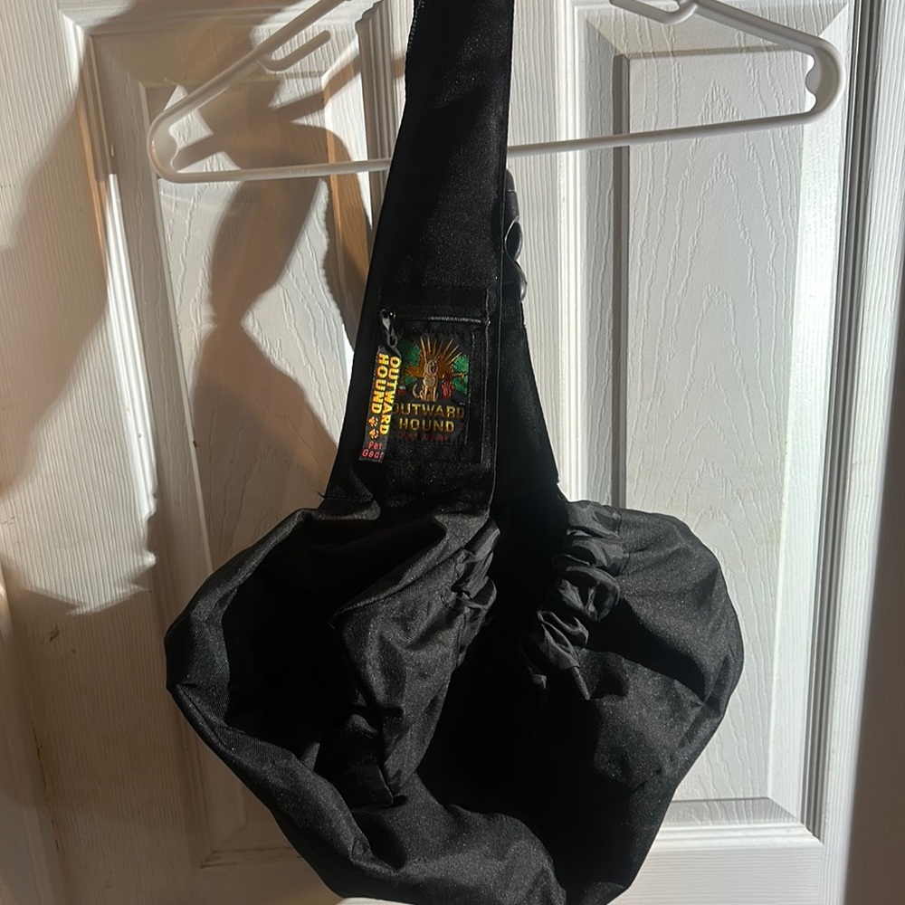 Outward Hound Black Dog Travel Carrier